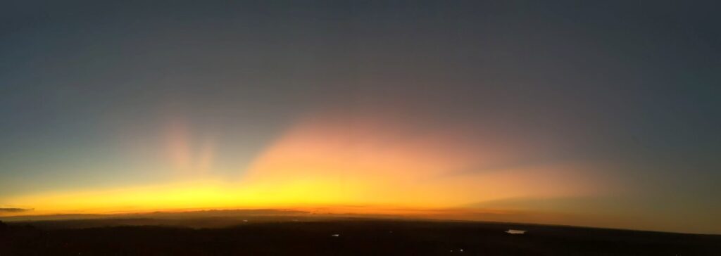 Pôr-do-sol no Mirante Quebra Cu