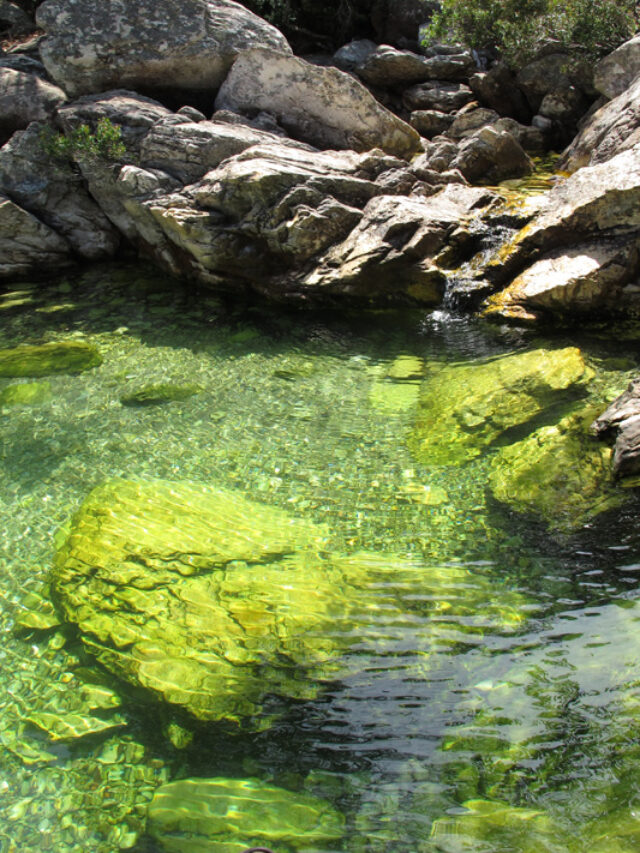 Primeiro poço do Boqueirão... a água mais verde-maravilhosa