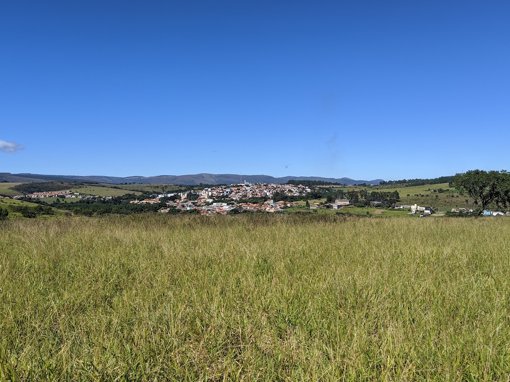 Vista da cidade de Carrancas